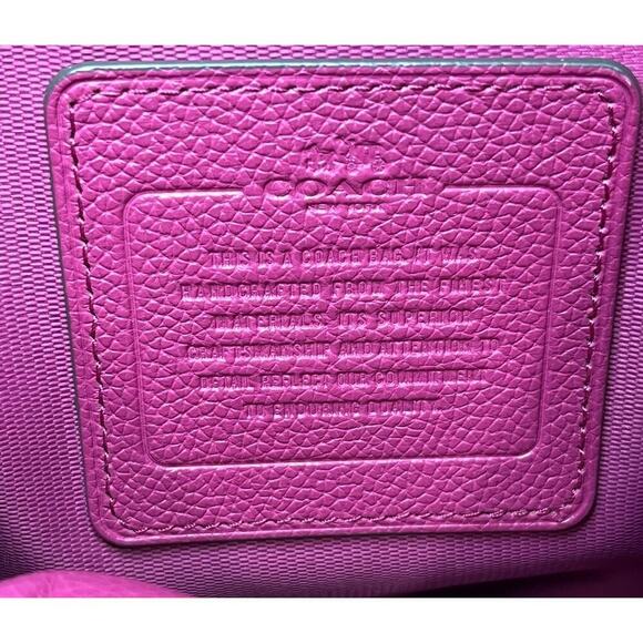 Coach 33547 Edie Leather Turn Lock Shoulder Bag - Picture 9 of 11